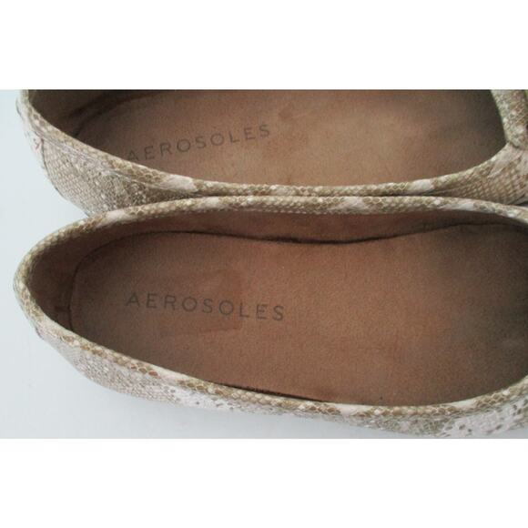 Aerosoles Women's Gold & Cream Flat Loafer Shoes Size 6.5M - Picture 7 of 10
